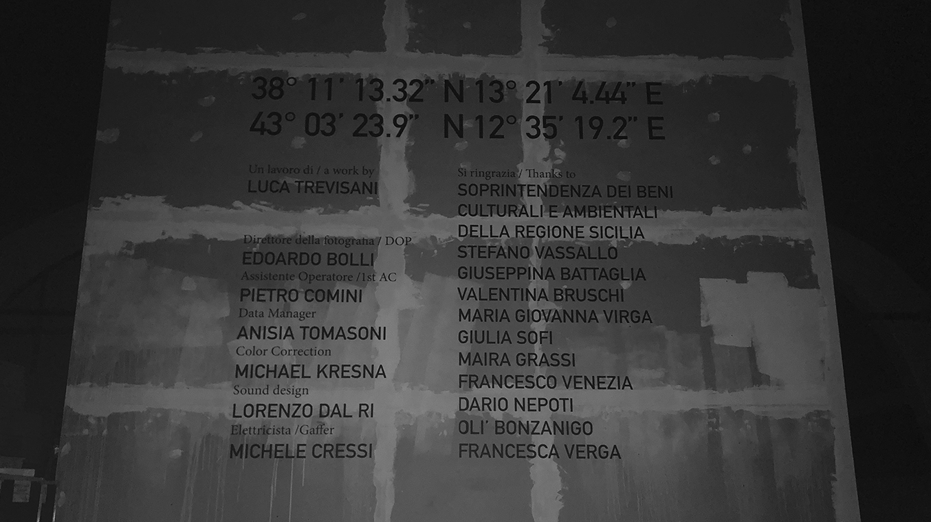 Lorenzo Dal Ri — Sound Design / Location Recording 38° 11′ 13.32″ N 13° 21′ 4.44″ E / 43° 03′ 23.9″ N 12° 35′ 19.2″ E